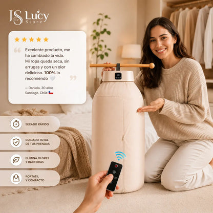 SecaFácil™ — Tu secadora portátil con control remoto
